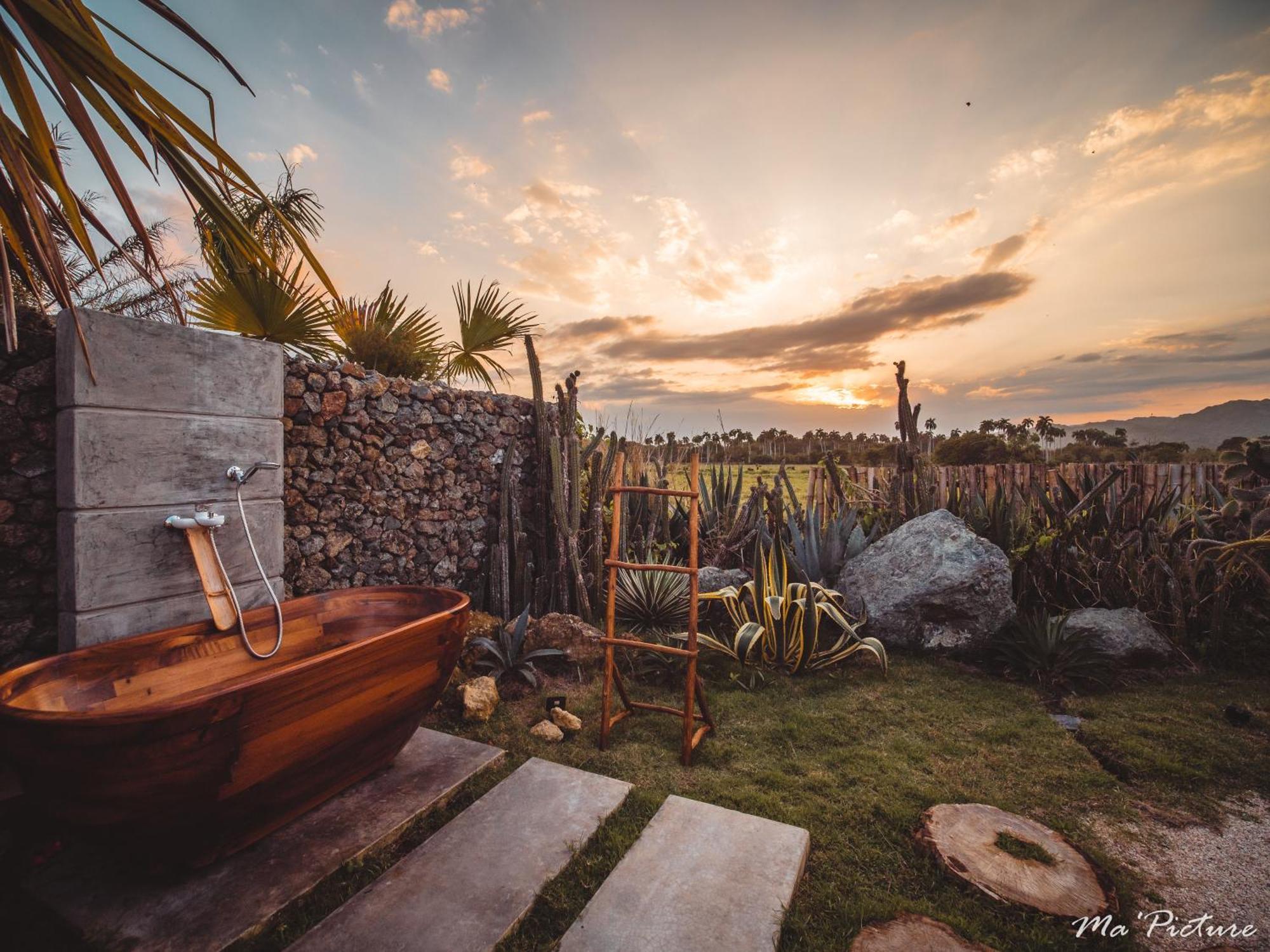 Green Land Bubble Glamping Cabarete Buitenkant foto