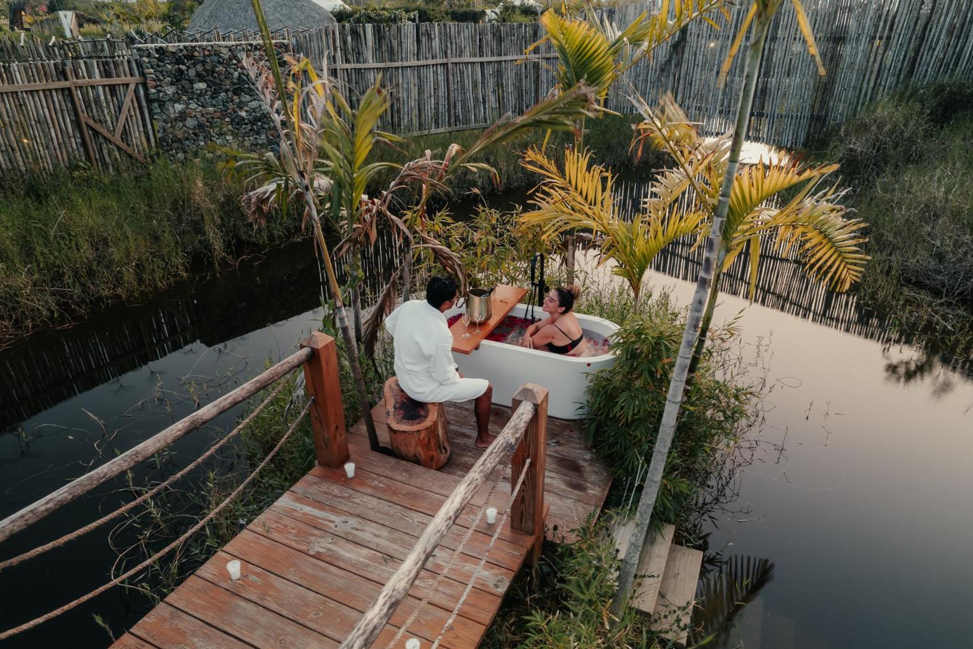 Green Land Bubble Glamping Cabarete Buitenkant foto